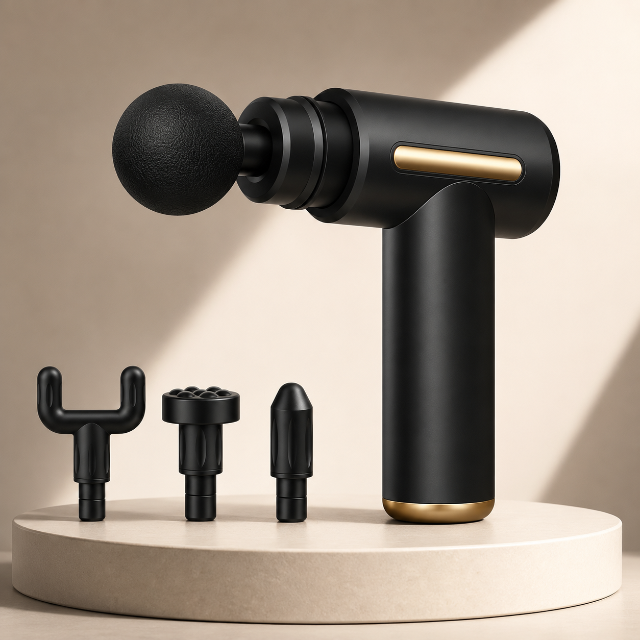 Body massager gun jet black